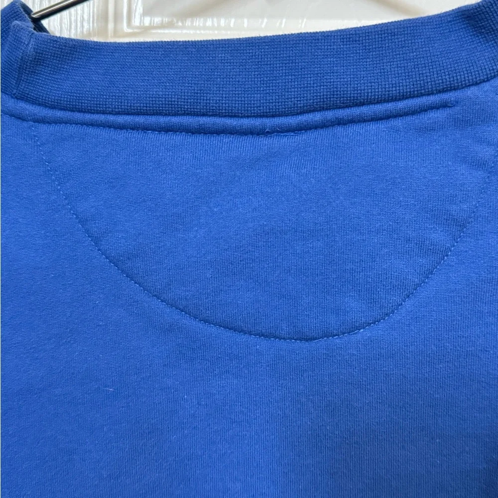 High End VOS Sports Blue Women's M Cropped Crew Neck Sweatshirt MINTY - Picture 6 of 6
